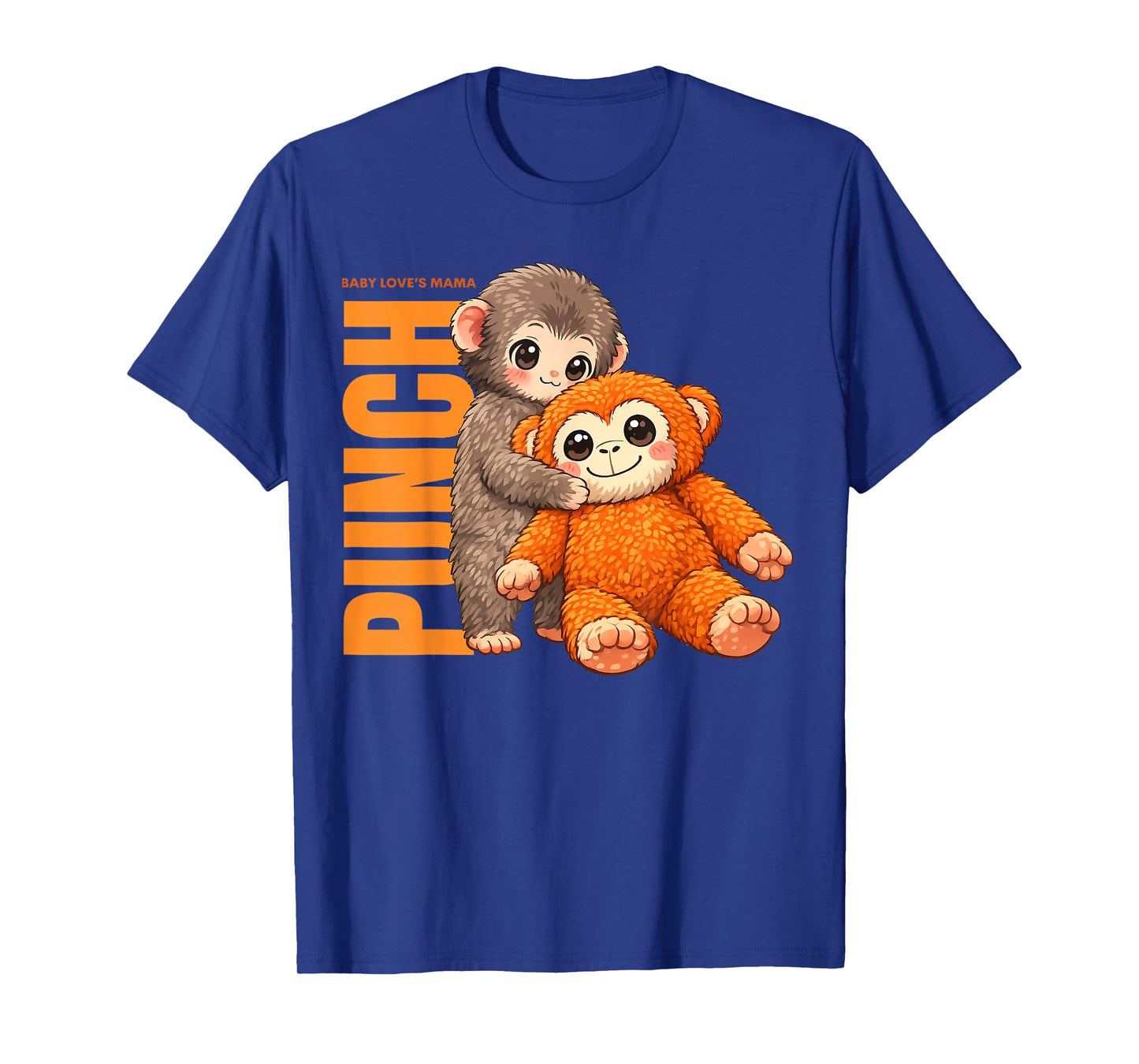 Cute Baby's Love Mama Punch Monkey T-Shirt