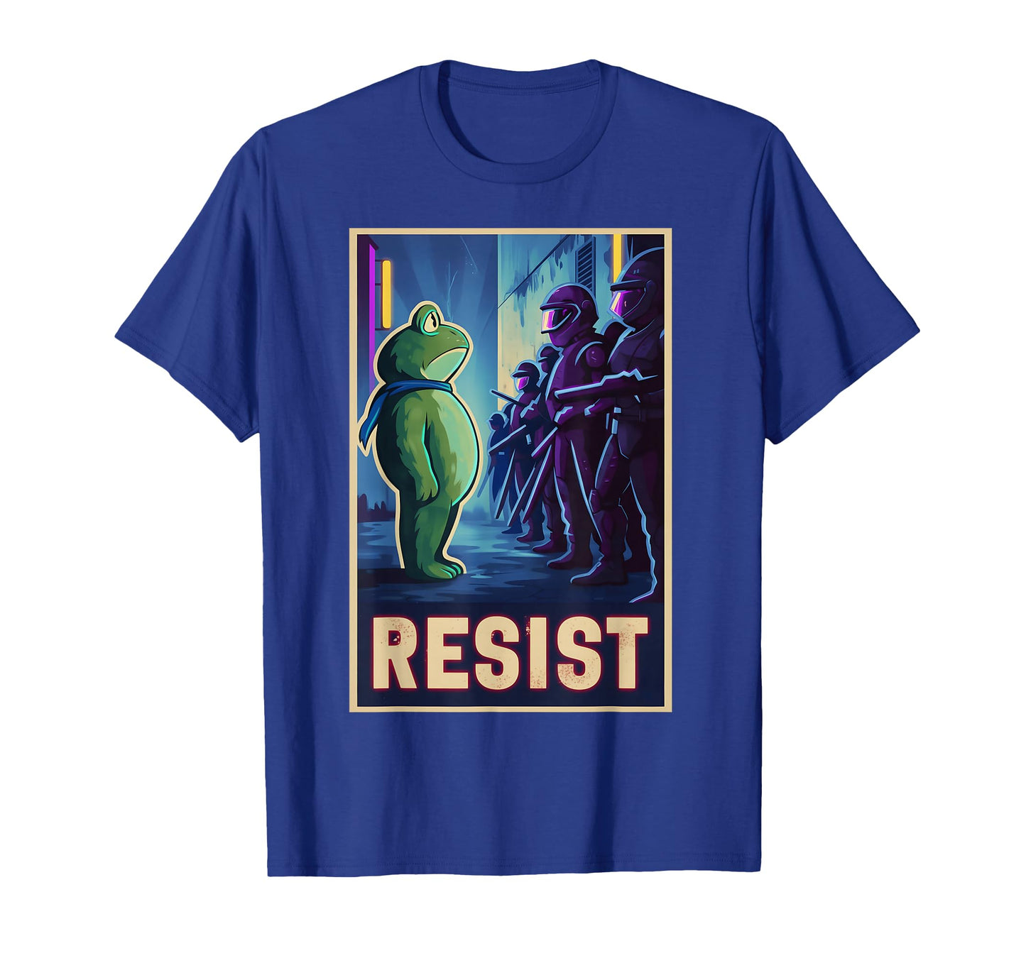 Funny Portland Frog Protest Activist Nature Eco Movement T-Shirt