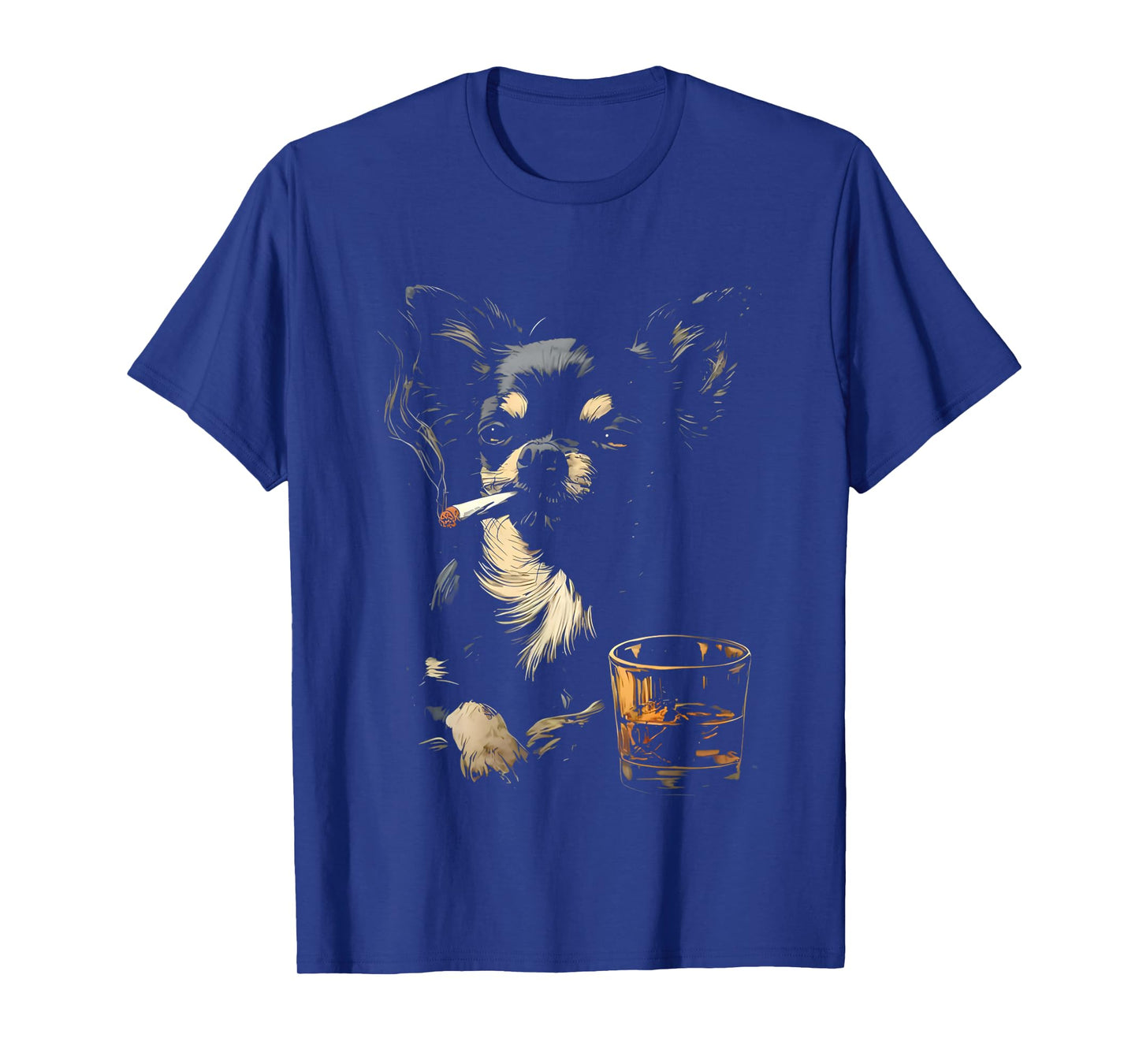 Funny Chihuahua Smoking T-Shirt