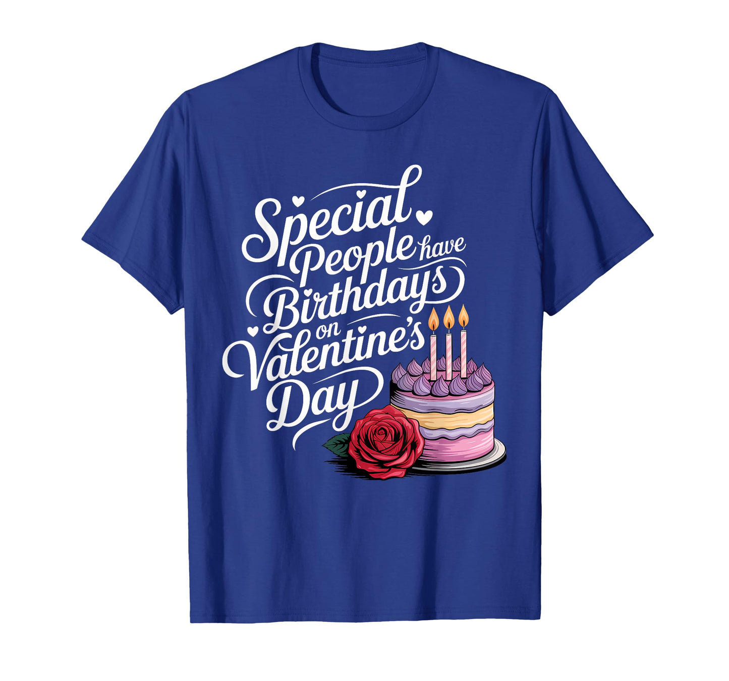 Born on February 14 Special Birthday for Women Men Kids T-Shirt