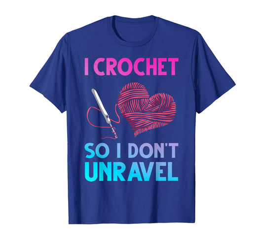 Funny Crochet Design for Men Women Crocheter Crocheting T-Shirt