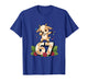 Six Seven Meme Dabbing Baby Goat 67 Funny Gen Z Apha T-Shirt