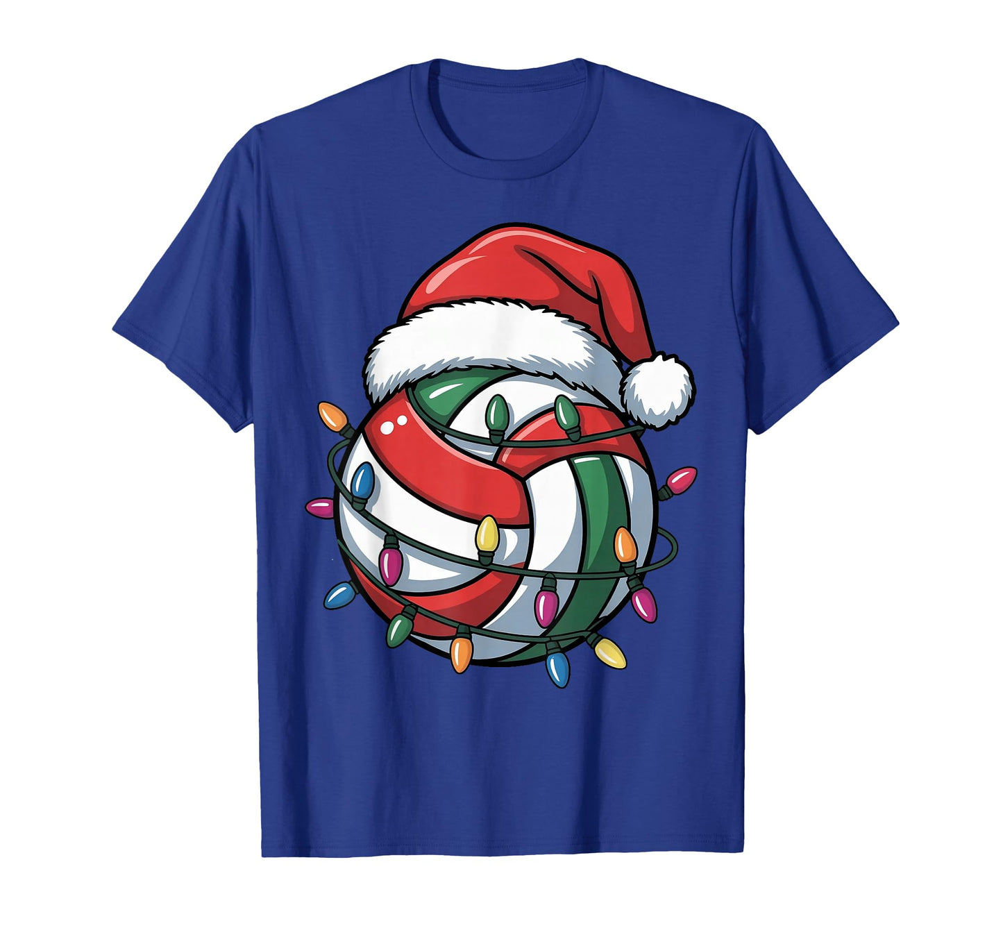 Volleyball Christmas Santa Hat Volleyball Sport Men Boys Kid T-Shirt