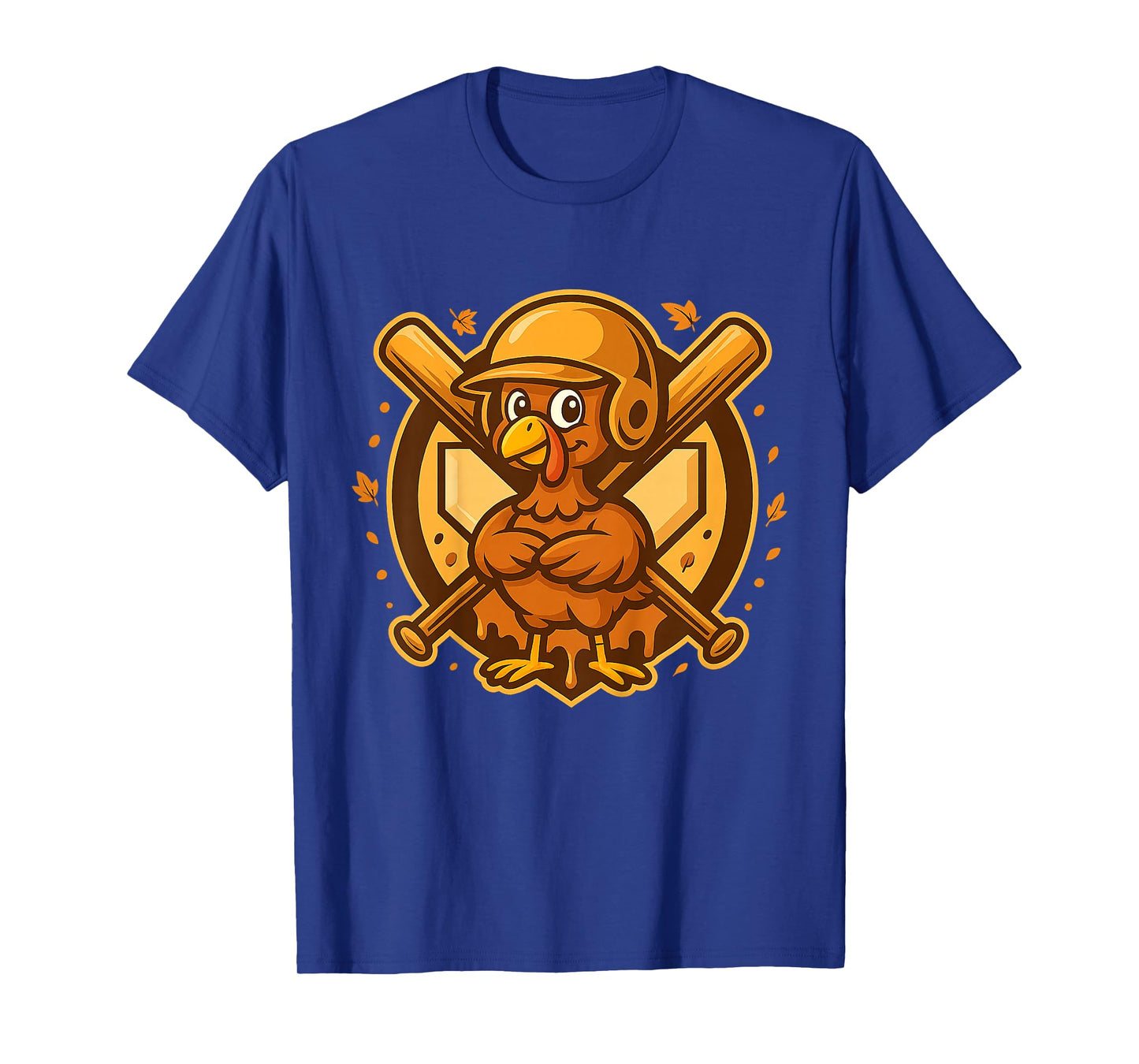 Turkey Baseball Thanksgiving Funny Player Drip Kids Boys T-Shirt