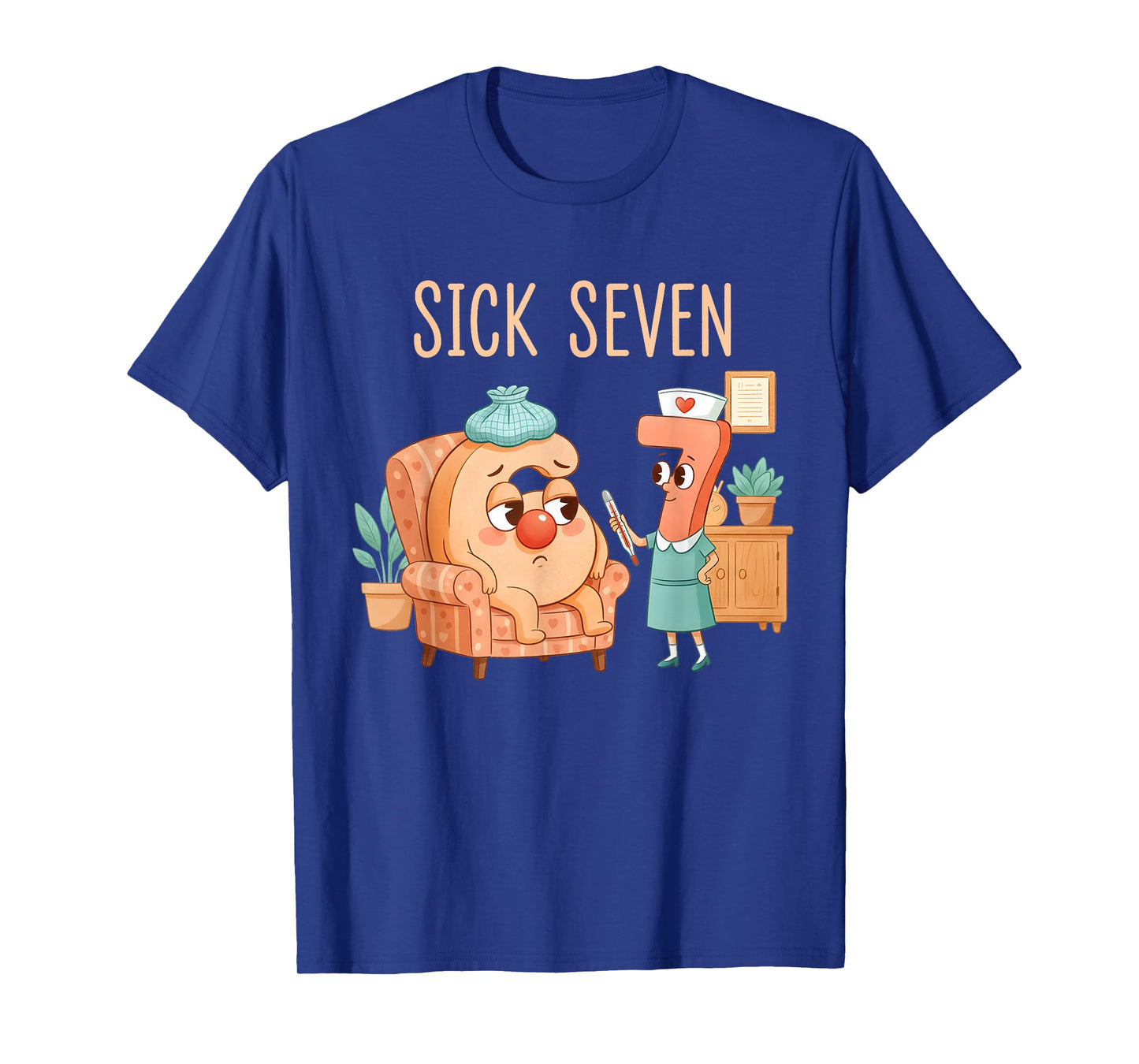 Six Seven 6 7 Funny 67 Gen Alpha Slang 6-7 Meme Nurse T-Shirt