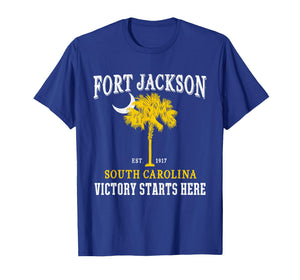 Fort Jackson South Carolina SC Victory Starts Here BCT Gifts T-Shirt