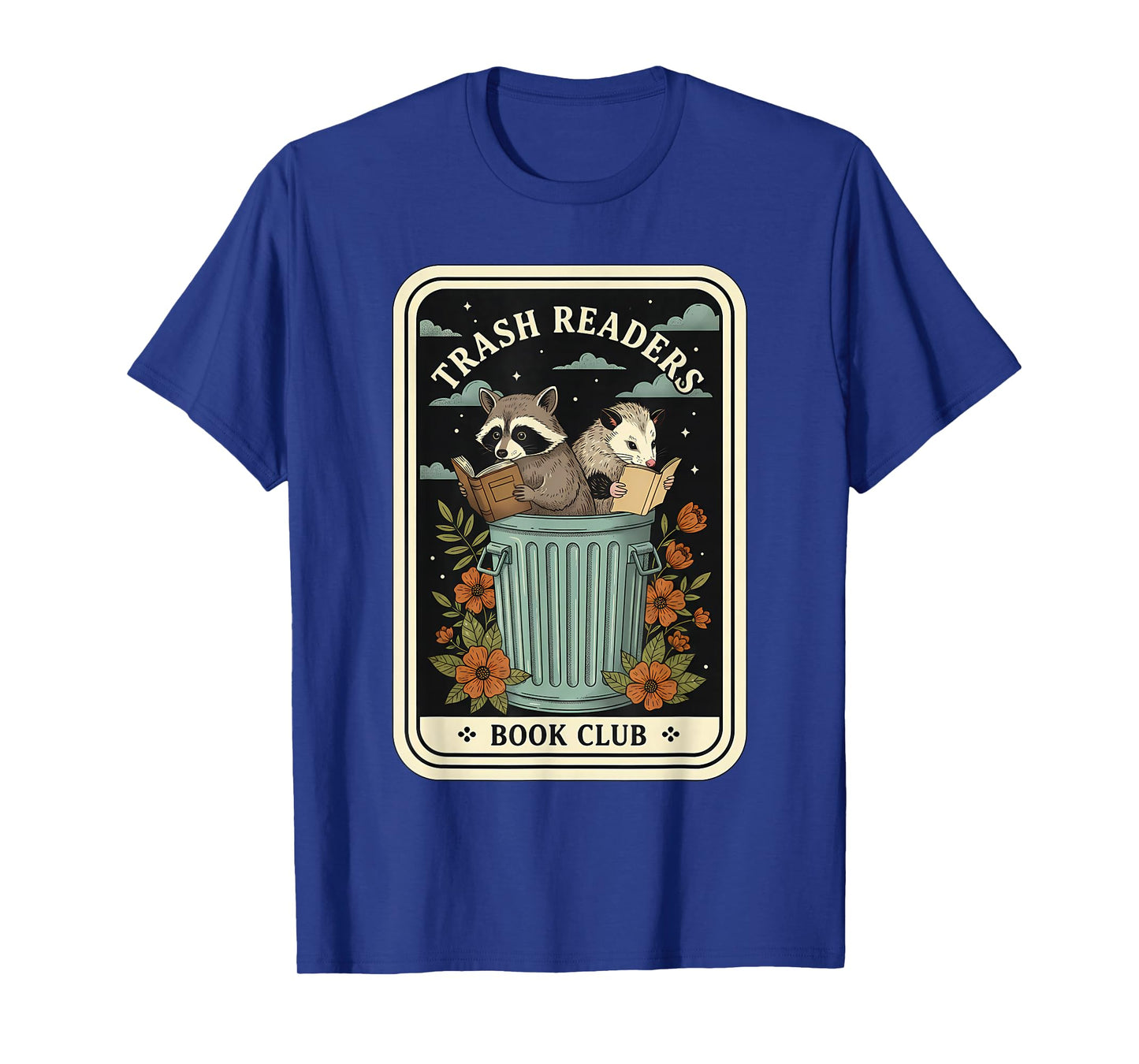 Book Lover Reading Trash Readers Book Club Tarot Card T-Shirt