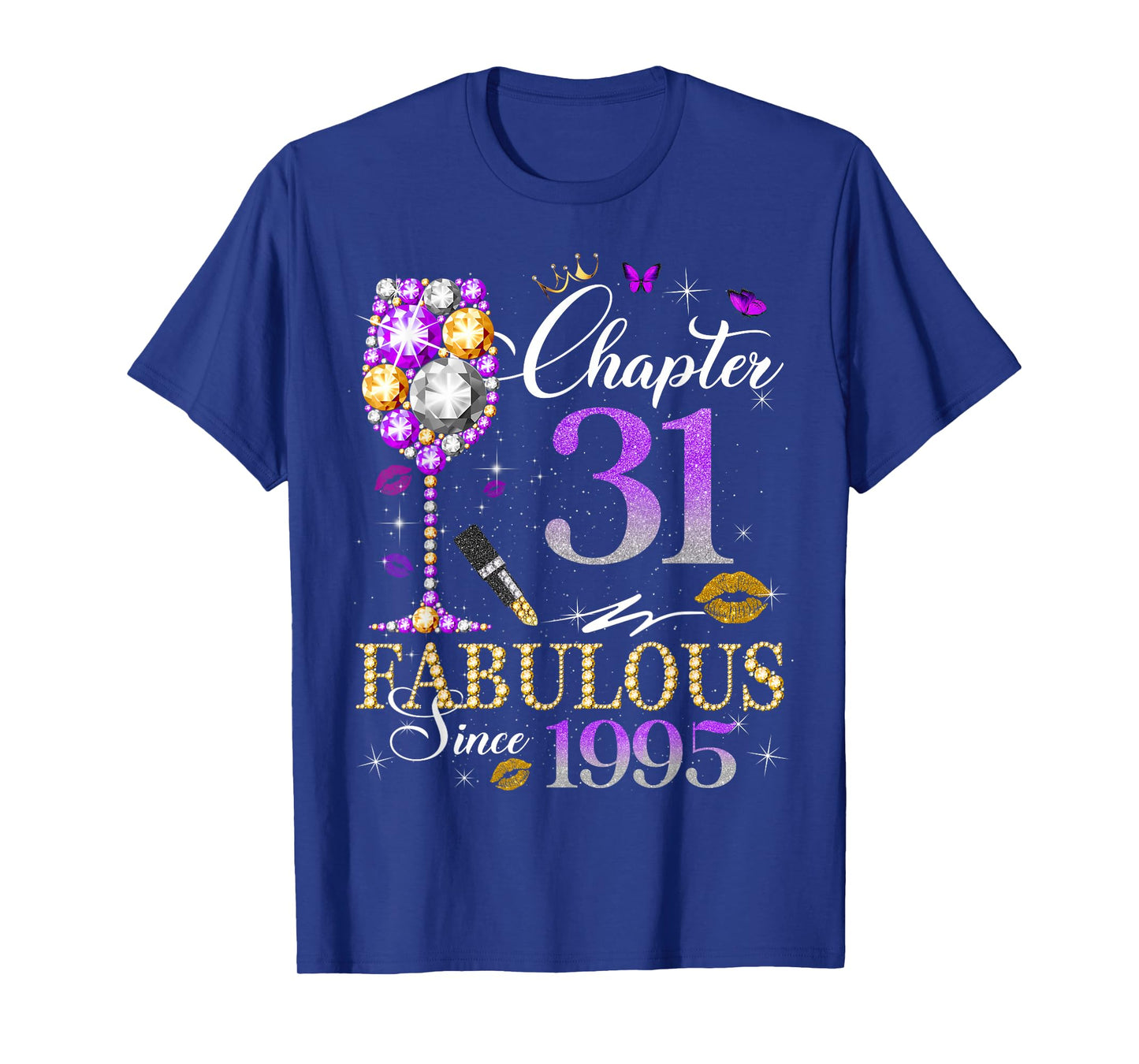 Chapter 31 Fabulous Since 1995 31st Birthday Women Girls T-Shirt