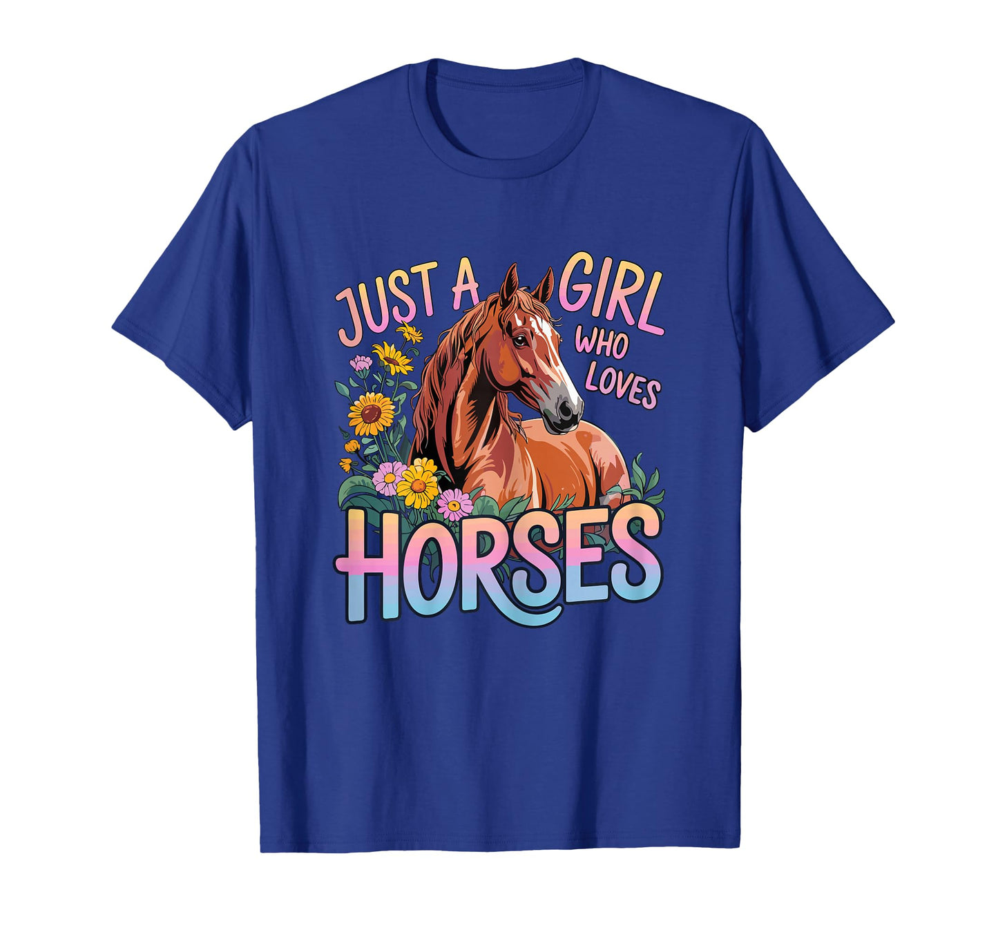 Horse Just A Girl Who Loves Horses T-Shirt