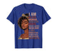 I Am Black Woman History Month Educated HBCU Black Girls T-Shirt