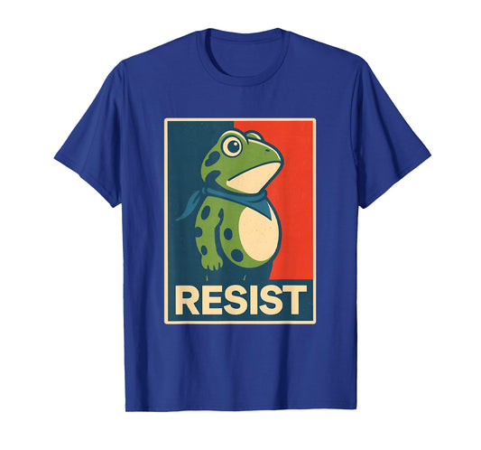 Frogs Resist Portland Frog Protest Vintage Activist Freedom T-Shirt