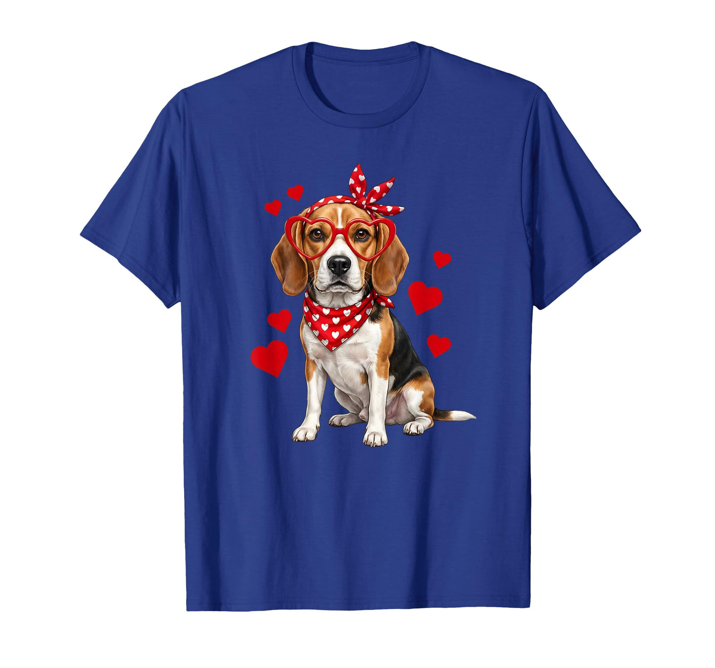 Beagle Valentines Day Dog Lover Heart T-Shirt