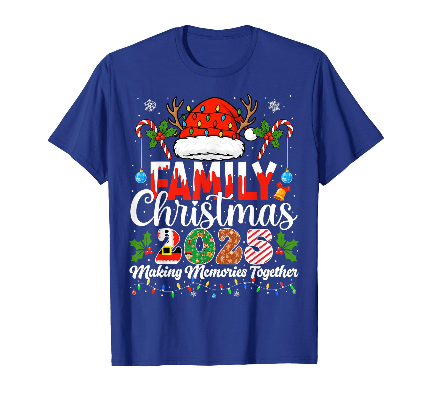 Family Christmas 2025 Matching Pajamas Xmas Family Christmas T-Shirt