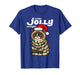 is This Jolly Enough Grumpy Christmas Cat Funny Xmas Lights T-Shirt