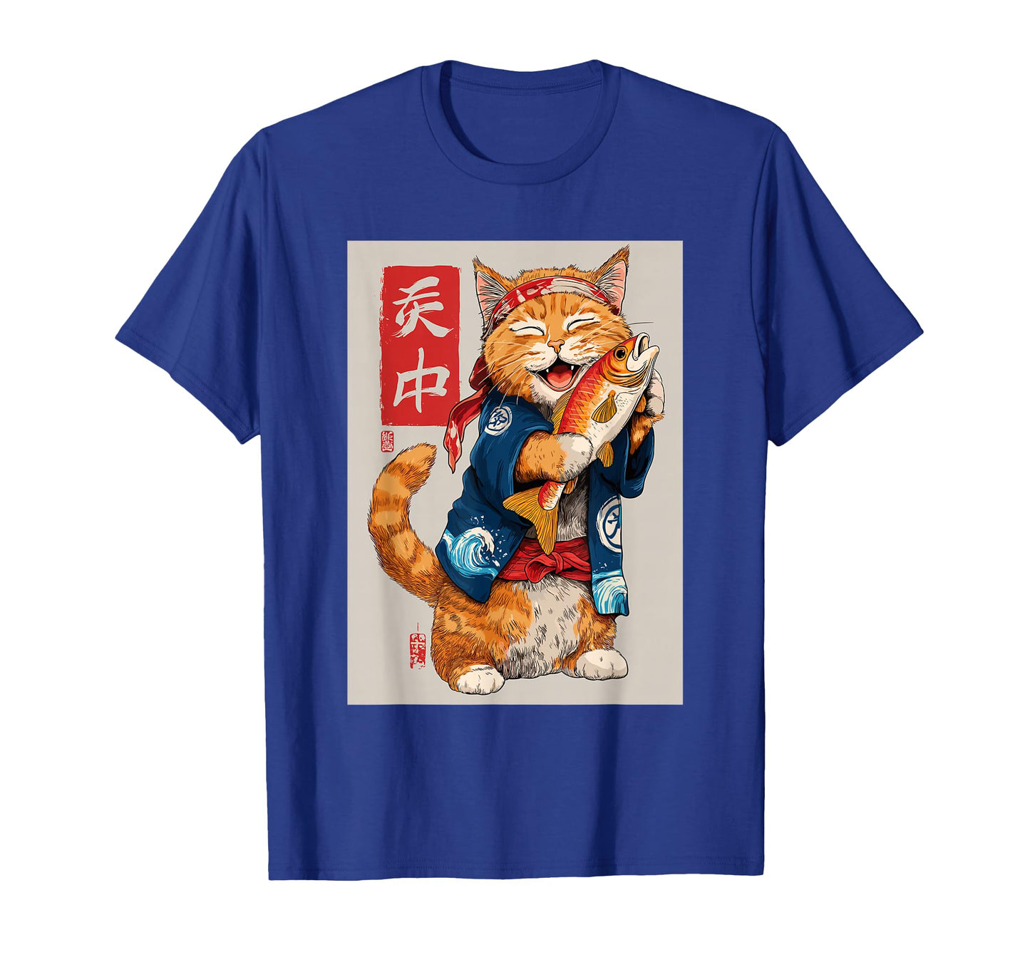 Cute Cat Sushi Japanese Food Anime Graphic Tees Men Women T-Shirt