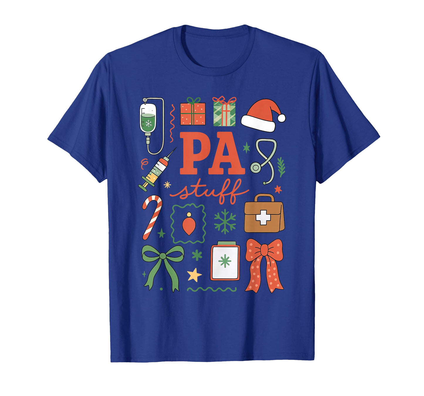 Christmas Physician Assistant Healthcare Provider Medical T-Shirt