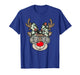 Merry Christmas Camo Reindeer Bow Girl Women Kid Hunting T-Shirt
