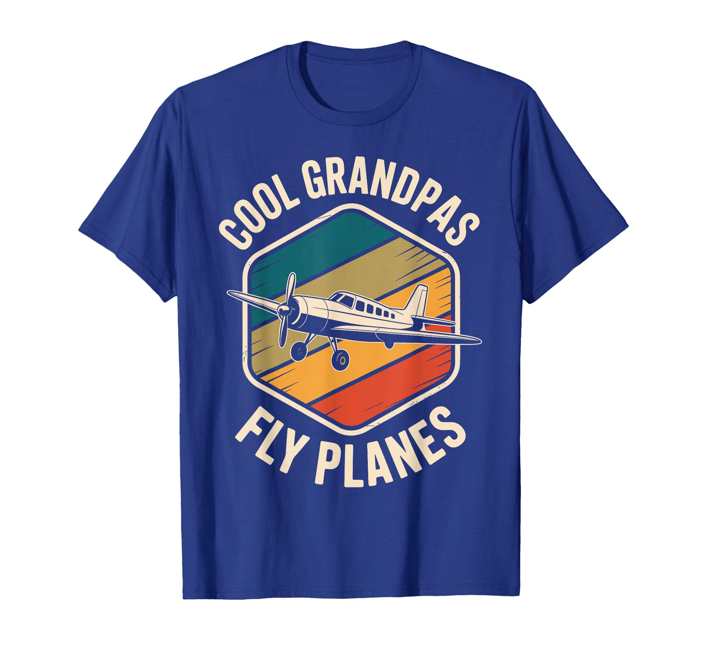 Cool Grandpas Fly Planes Aviation Funny Pilot Grandpa T-Shirt