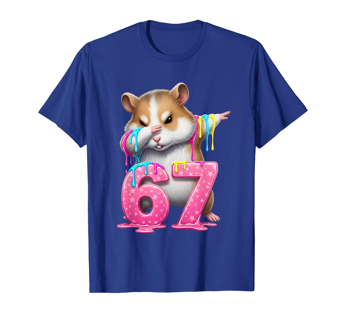 67 Animals Funny 67 Brainrot Youth Kids Hamster 67 T-Shirt