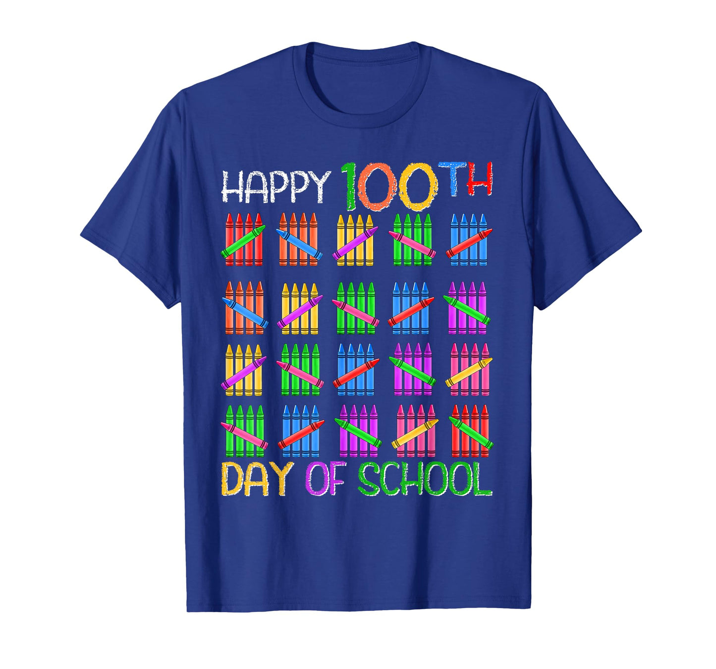 Happy 100th Day of School for Teacher Kids 100 Days Smarter T-Shirt