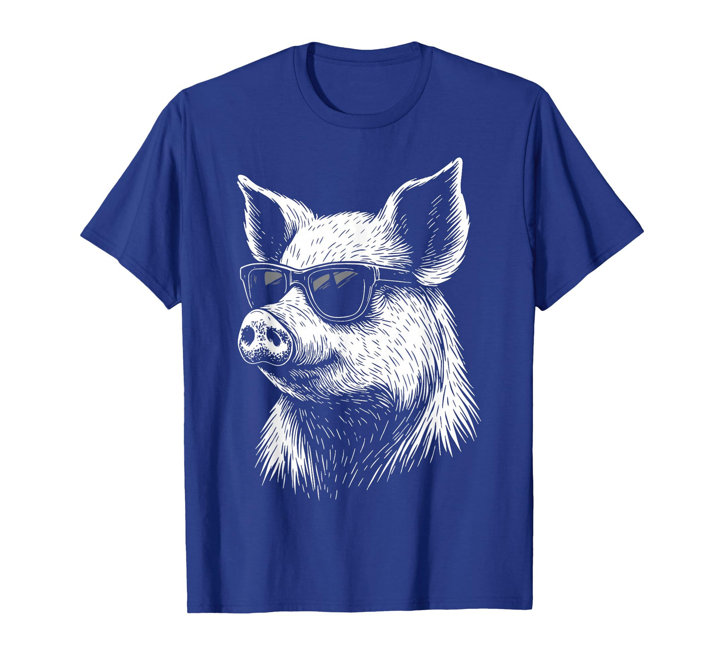 Pig Sunglasses Farmer T-Shirt