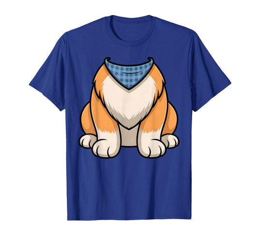 Dog Body Costume Lazy Halloween Trick or Treat T-Shirt
