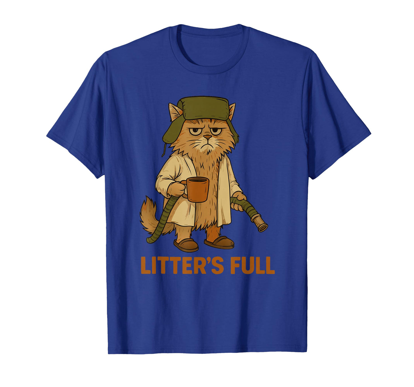 Litter’s Full Funny Cat Lovers Christmas Xmas T-Shirt