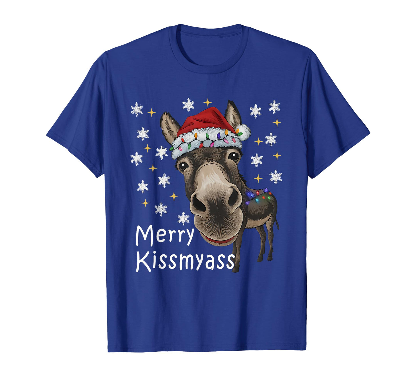 Merry KissMyAss Funny Christmas T-Shirt