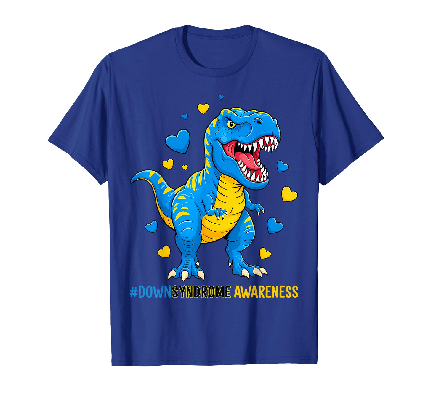 Down Right Awesome Dinosaur Down Syndrome Awareness Boys Kid T-Shirt