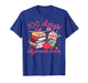 100 Days of Coffee and Chaos Coquette Bow Teachers Student T-Shirt
