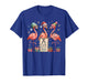 Flamingo Christmas Optometry Ophthalmologist Eye Dr Optician T-Shirt