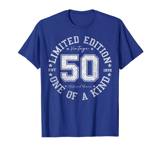 50 Year Old Gifts Vintage 1976 Limited Edition 50th Birthday T-Shirt