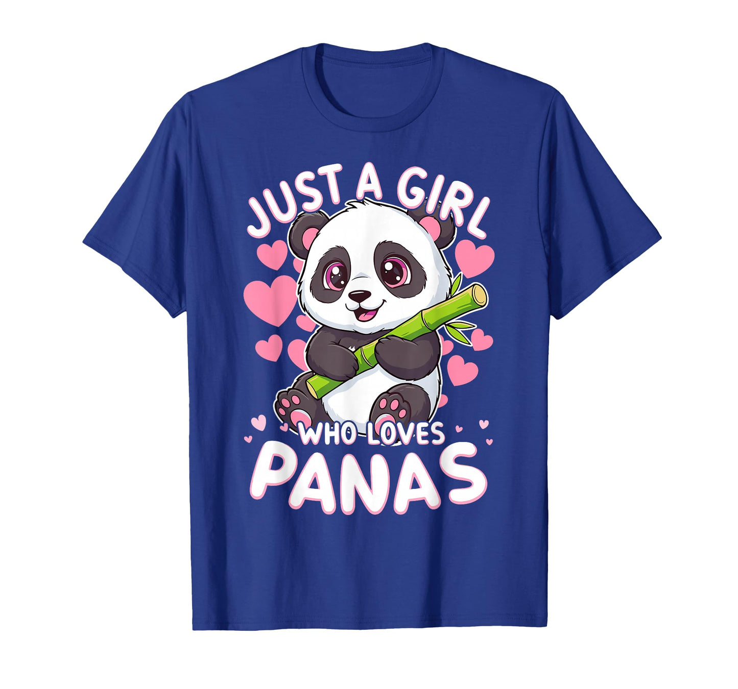 Panda Cute Animal Just a Girl Who Loves Pandas T-Shirt