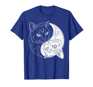 Yin Yang Cats Chinese Art Taoism Cute Kitten Lover T-Shirt