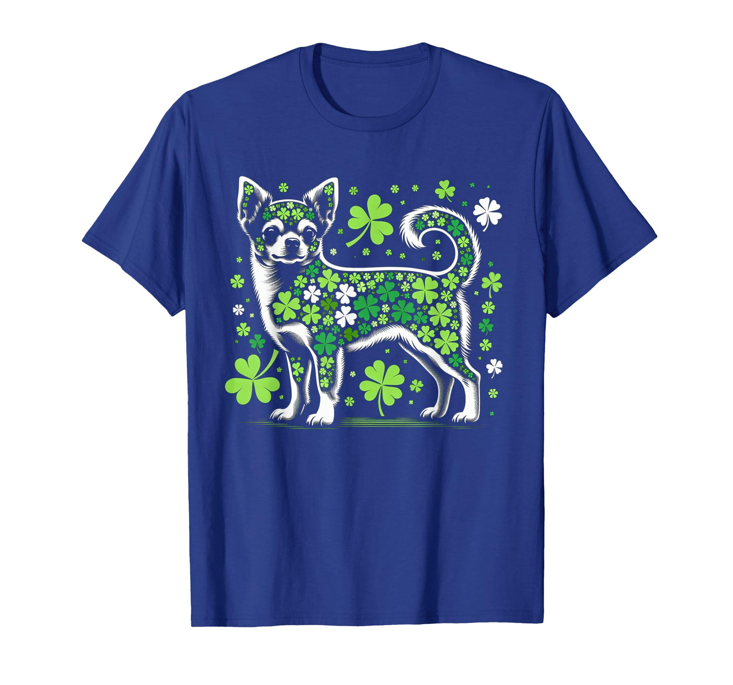 St Patricks Day Dog Themed Women Men Chihuahua Lover T-Shirt