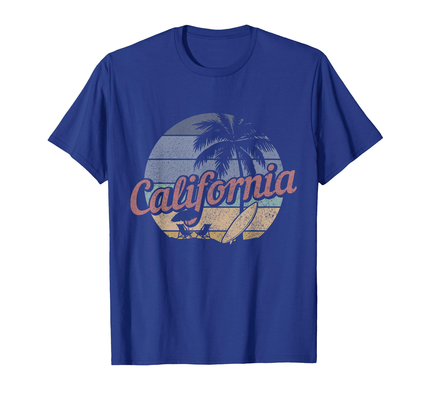 California Surf Vintage Souvenir Cali Beach Surfer T-Shirt