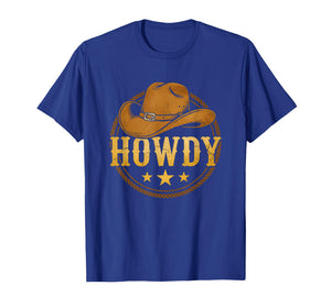 Cowboy Cowgirl Rodeo Hat Western Country Howdy T-Shirt