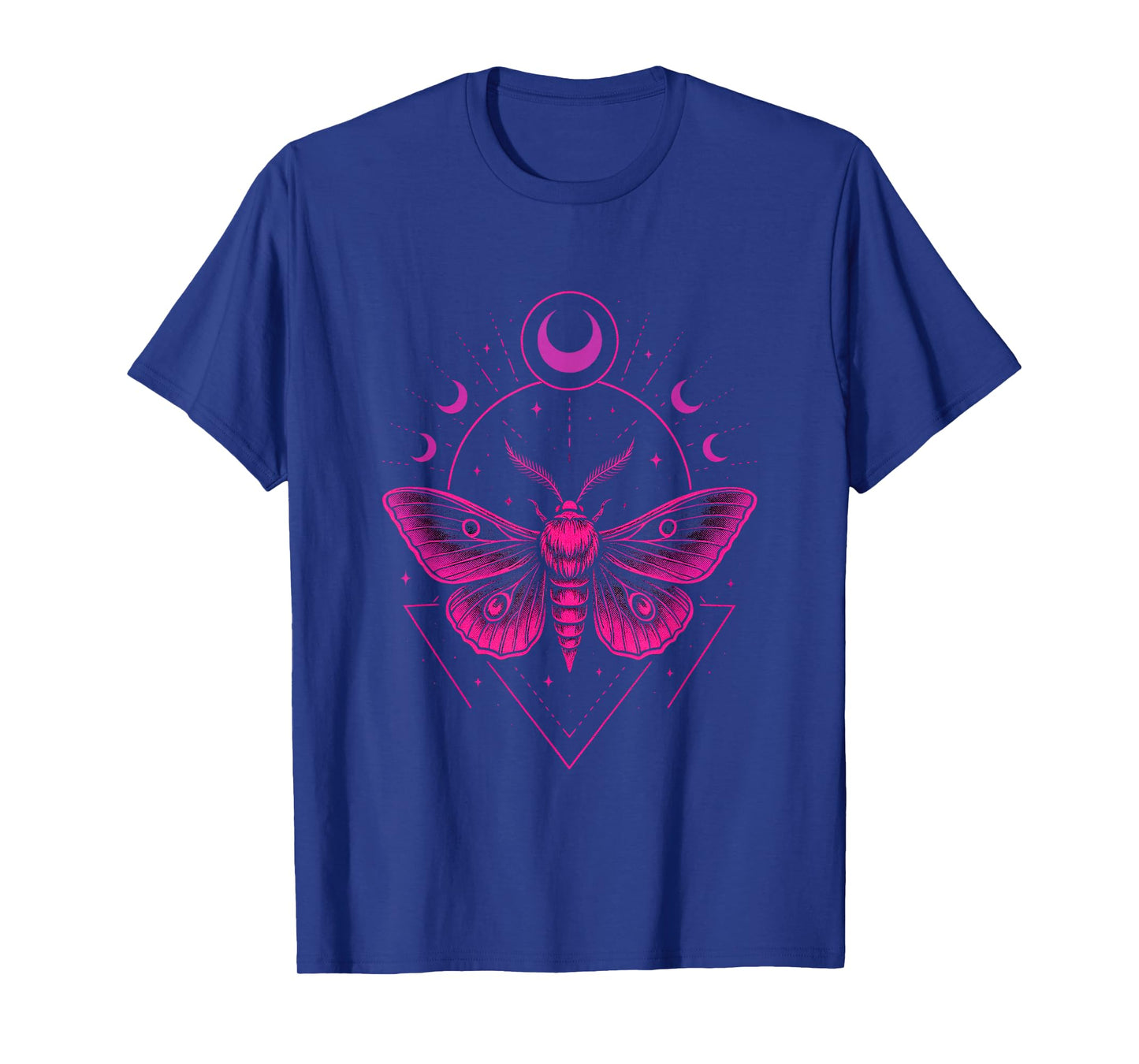 Mystical Moth - Goth Crescent Moon Magic T-Shirt
