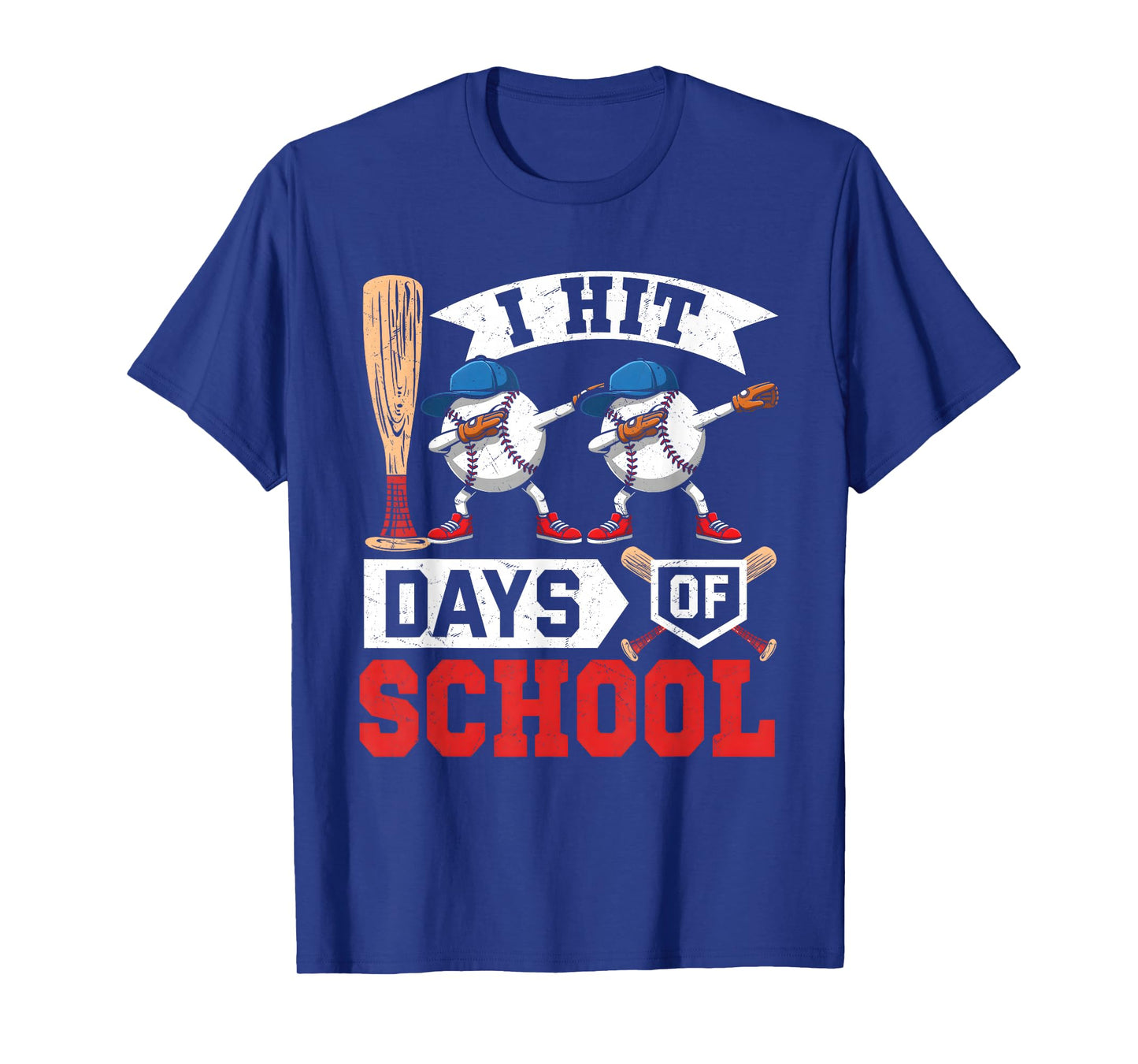 Kids 100 Days of School Boys 100th Day Baseball Toddler Boy T-Shirt