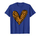 Heart Tiger Print Wild Love Animal Valentines Day Jungle T-Shirt