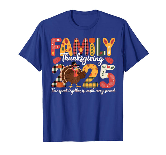 Family Thanksgiving 2025 Crew Dabbing Turkey T-Shirt