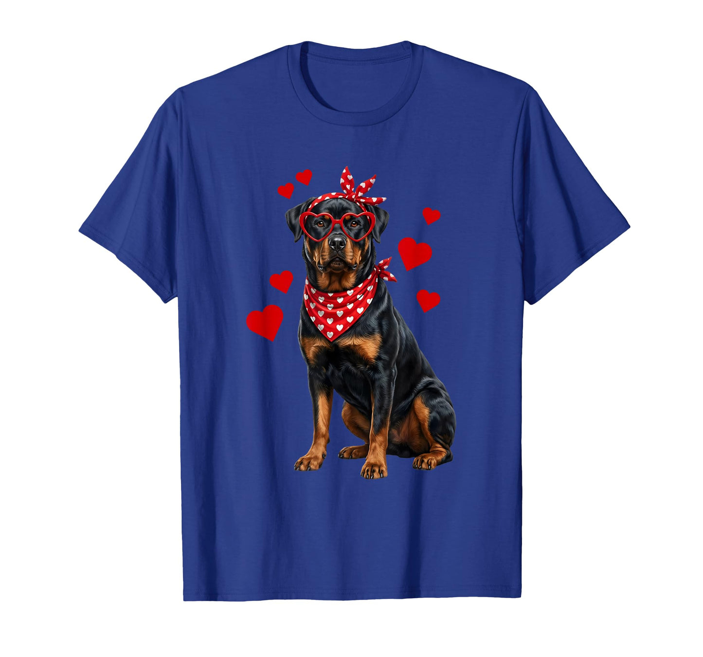 Rottweiler Valentines Day Dog Lover Heart T-Shirt