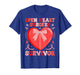 Open Heart Surgery Survivor Warrior Heart Disease Awareness T-Shirt