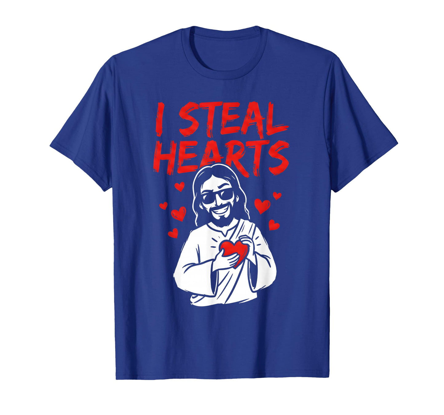 I Steal Hearts Jesus Valentines Day Christian Love Religious T-Shirt