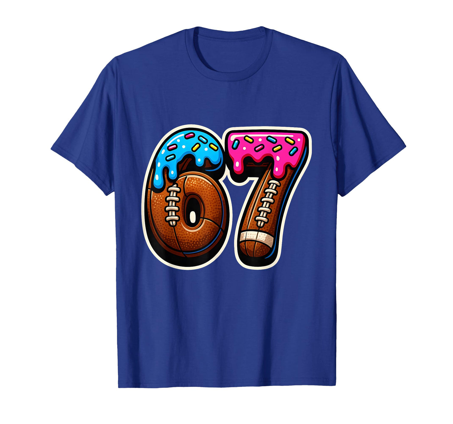 Six Seven Football Drip T-Shirt