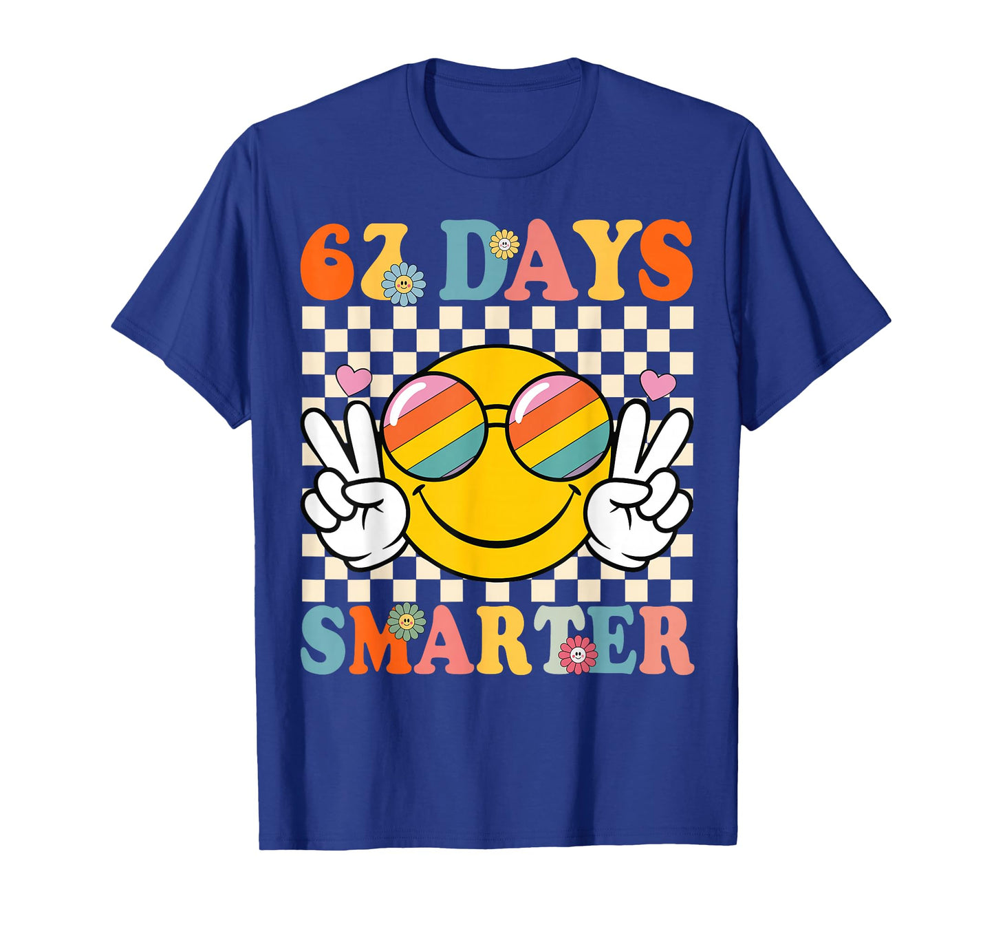 Retro 67 Days Smarter 67 Days of School Groovy Teacher Boy T-Shirt