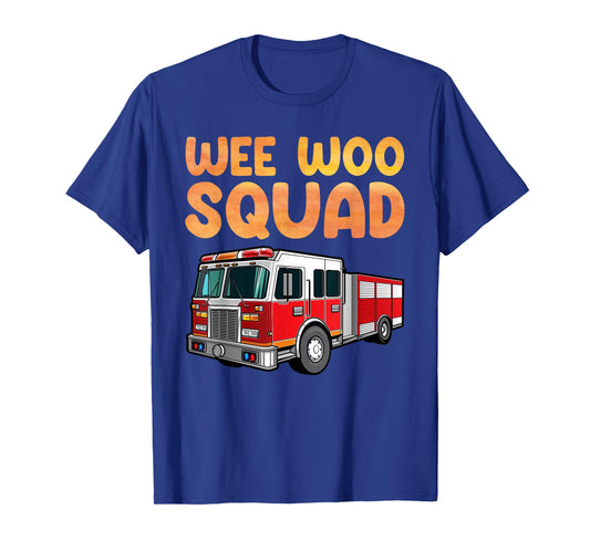 Funny Firefighter Art for Kids Men Women Fireman Firefighter T-Shirt