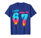 I was 6 Now I'm 7 Funny 7th Birthday Kids Ice Cream Drip T-Shirt