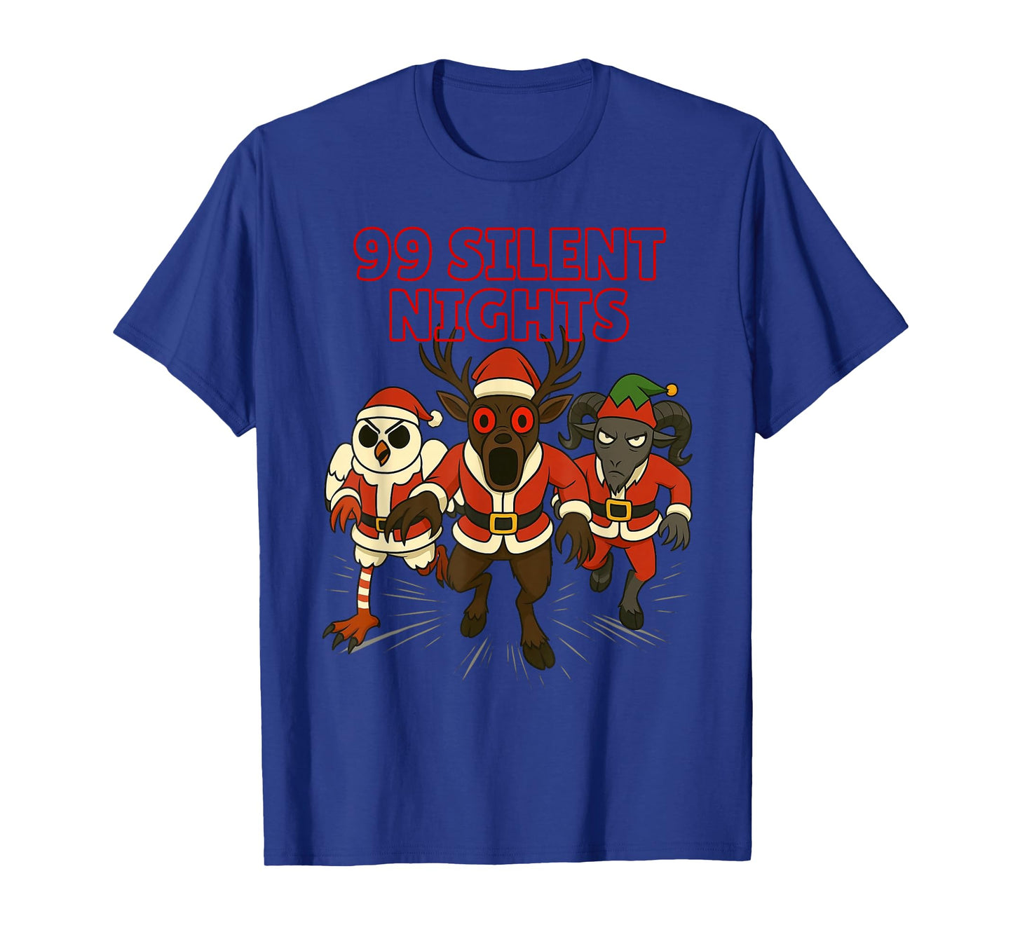 99 Silent Nights in The Forest Christmas Holiday for Gamers T-Shirt