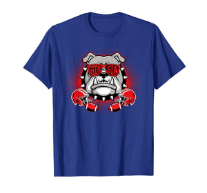 Retro GA Georgia Dog Sport Lovers Tee for Men Women Kids T-Shirt